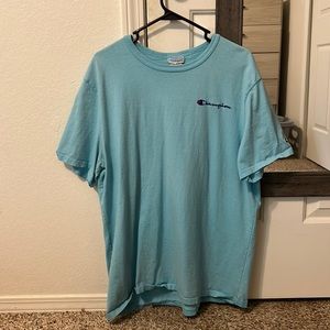 Champion light blue t-shirt